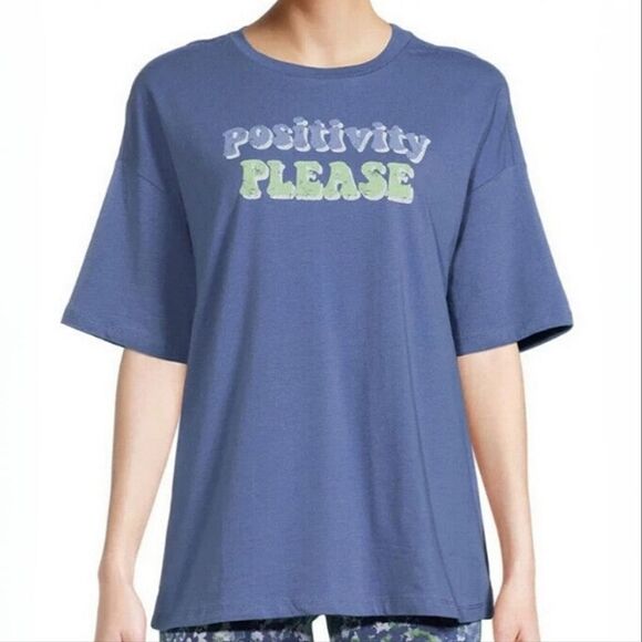 Secret Treasures Womens Blue Short Sleeve Top - Picture 1 of 13